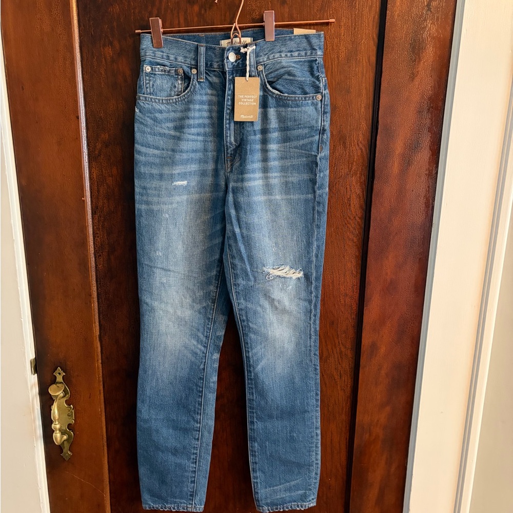 Madewell Women's Perfect Vintage Jeans in Classic Blue 100% cotton